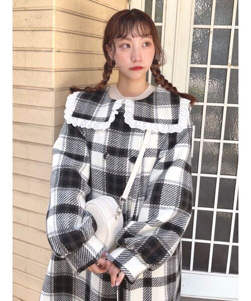 merry jenny（メリージェニー）の「チェックセーラーカラーAライン