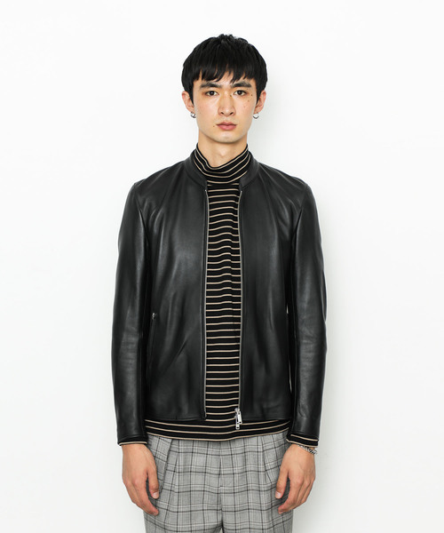 STUDIOUS（ステュディオス）の「【STUDIOUS】ラムレザーシングル