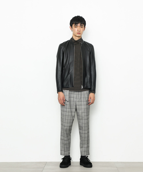 STUDIOUS（ステュディオス）の「【STUDIOUS】ラムレザーシングル