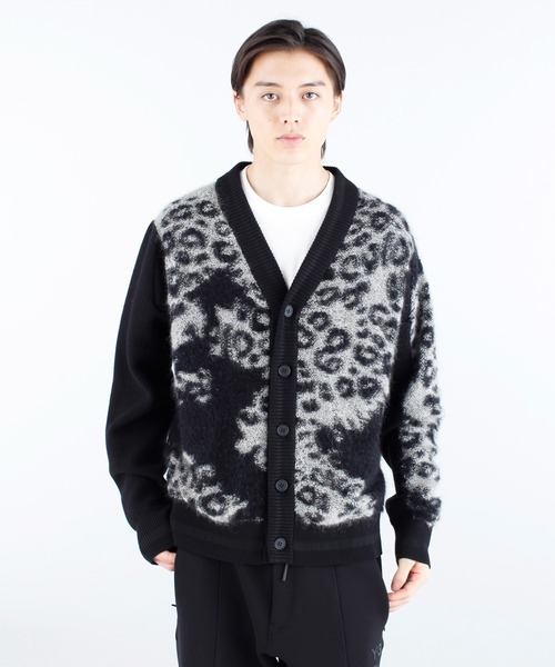 Y-3（ワイスリー）の「U LEOPARD KNIT CARDIGAN（ニット/セーター