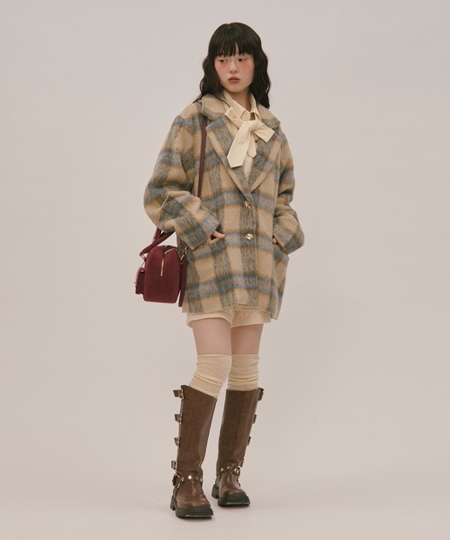 セール】shaggy coat / シャギーコート（テーラードジャケット）｜loin