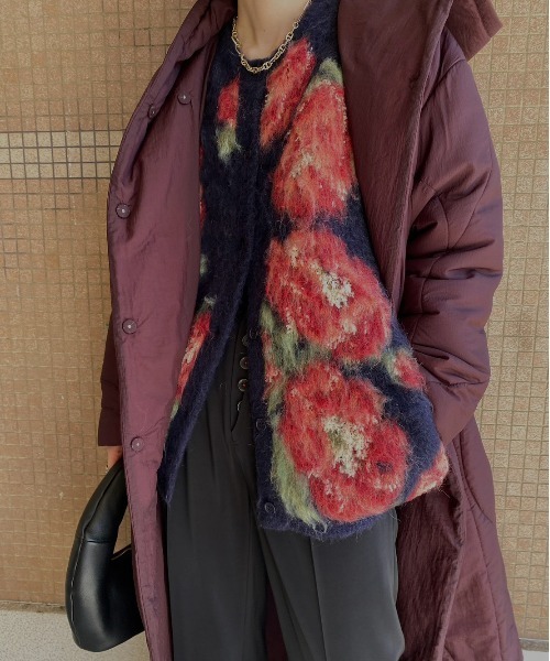 Ameri（アメリ）の「WAVE STITCH HEAT POLAK LONG COAT（その他