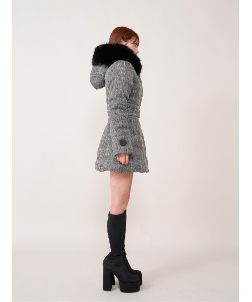 Darich（ダーリッチ）の「レディミディツイードダウンコート（ダウン