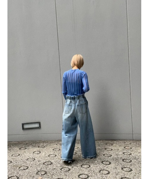 BLACK BY MOUSSY（ブラックバイマウジー）の「waist squeeze denim