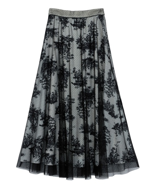 Ameri（アメリ）の「AVA DOT TULLE LAYERED SKIRT（スカート）」 - WEAR