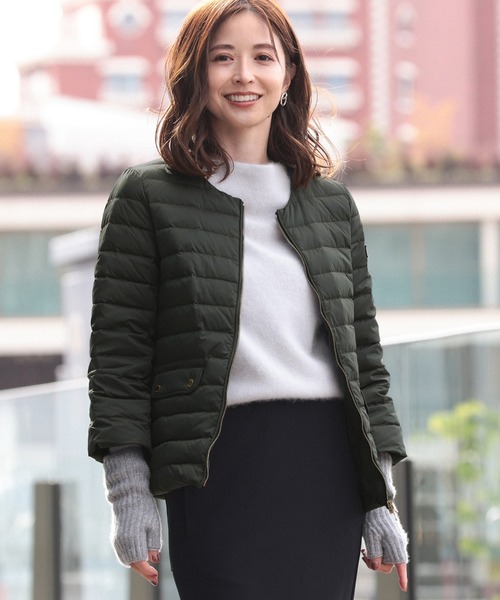 TATRAS / 別注 ACACIA ノーカラー ライトダウンジャケット（ダウン