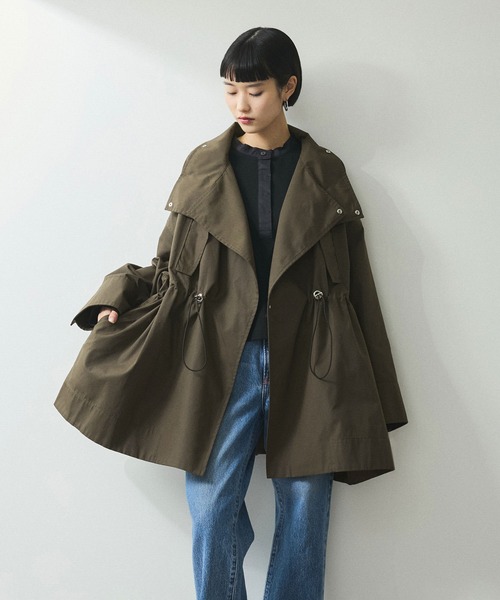 ADAM ET ROPE'（アダムエロペ）の「【WEB限定】スタンドカラーハーフ