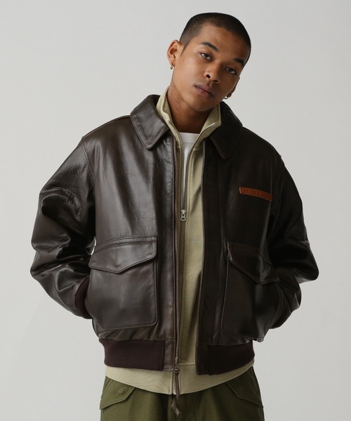A-2 FLIGHT JACKET ANTIQUE LAMB / A-2 フライトジャケット