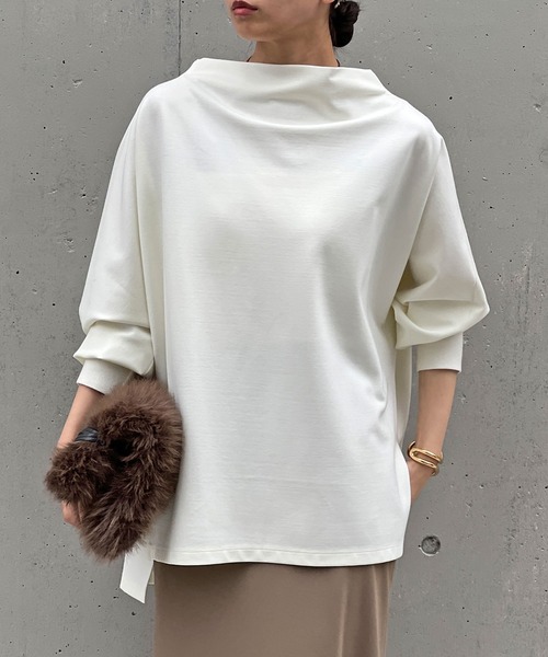 セール】ボトルネックポンチプルオーバー（Tシャツ/カットソー