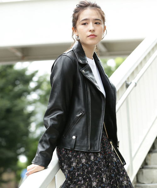 ADAM ET ROPE'（アダムエロペ）の「ラムレザーライダース（ライダース