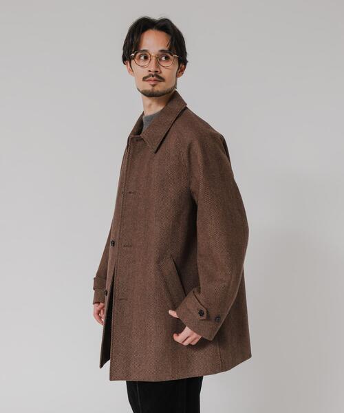 セール】WINDPROOF TWEED HALF COAT（その他アウター）｜URBAN