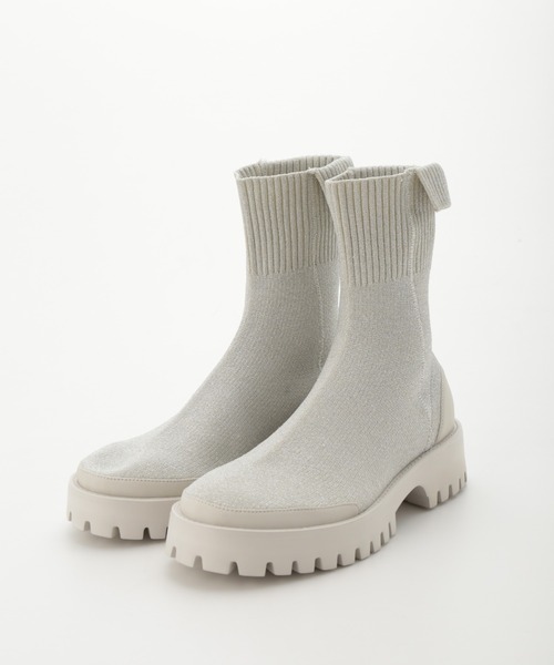 emmi（エミ）の「【emmi atelier】ecoニットブーツ（ブーツ）」 - WEAR