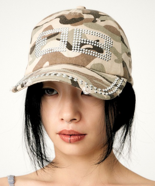 BD STUDS DAMAGE CAP（キャップ）｜BEEDEN（ビーデン）のファッション