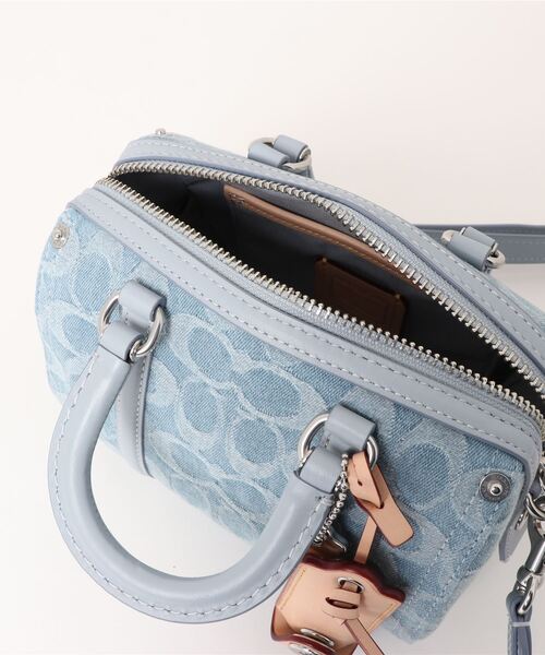 COACH（コーチ）の「ルビー サッチェル 18・シグネチャー デニム