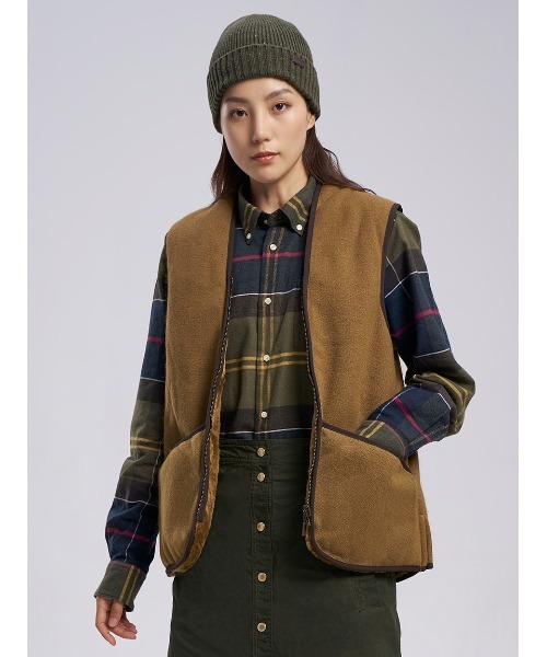 フロントジップ ファー ライナー ベスト（レギュラーフィット