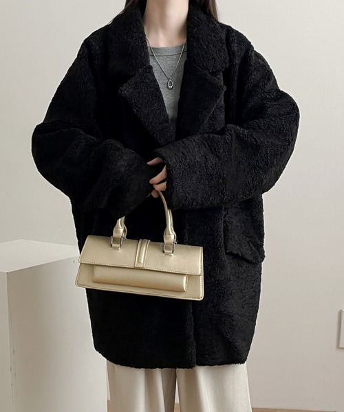 セール】ボアテーラードジャケット（テーラードジャケット）｜ABITOKYO