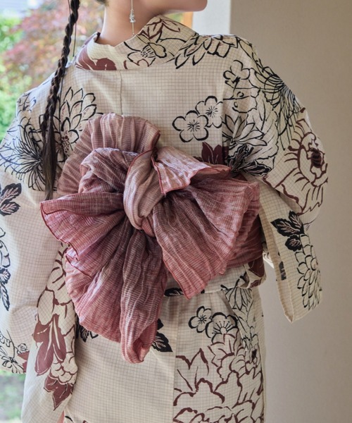 hinari（ヒナリ）の「hinari × utatane浴衣セット 牡丹（浴衣）」 - WEAR