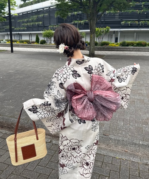 hinari（ヒナリ）の「hinari × utatane浴衣セット 牡丹（浴衣）」 - WEAR