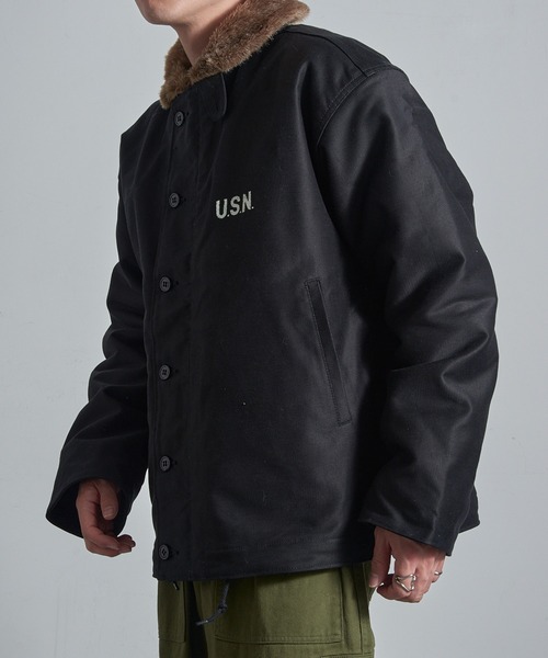 セール】【HOUSTON】N-1 DECK JACKET(REGULAR MODEL) N-1デッキ