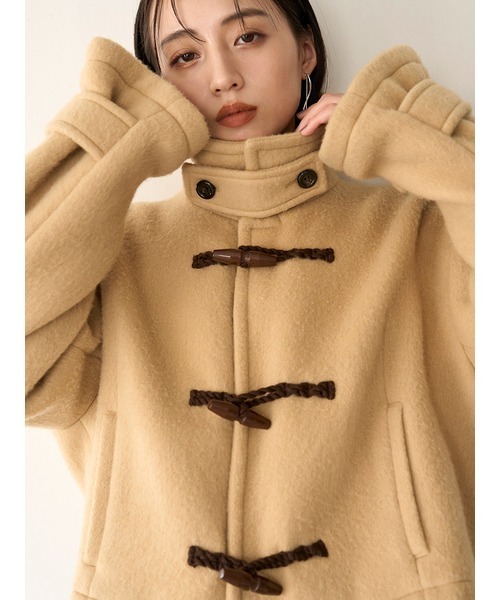 SNIDEL（スナイデル）の「ウールシャギーショートダッフル（ダッフル