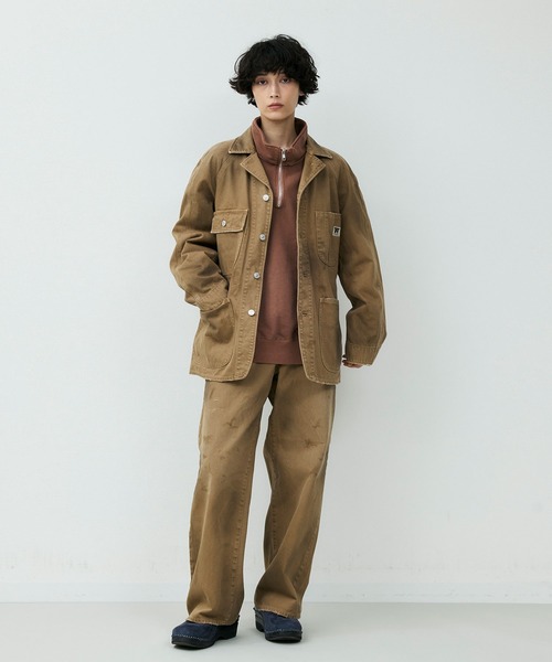 ATELLIER WELLS BY JOHNBULL】カツラギオーバーダイカバーオール