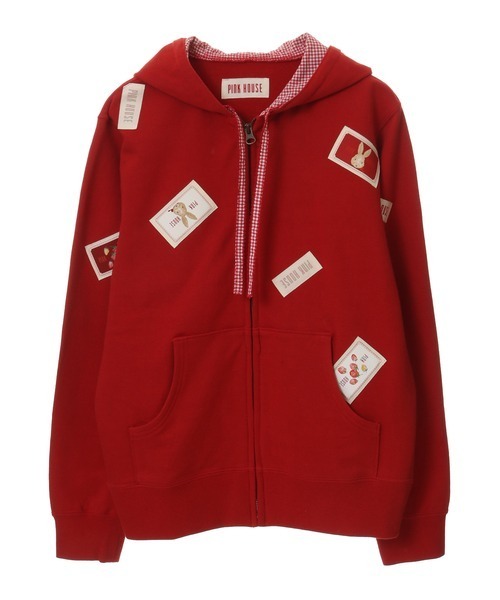 PINK HOUSE（ピンクハウス）の「バスケットうさぎバックプリント