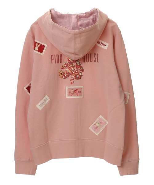 PINK HOUSE（ピンクハウス）の「バスケットうさぎバックプリント