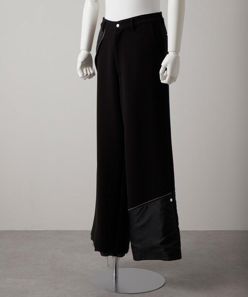 GRANCY】Reverse LayeredDesign Slacks / リバース レイヤードデザイン