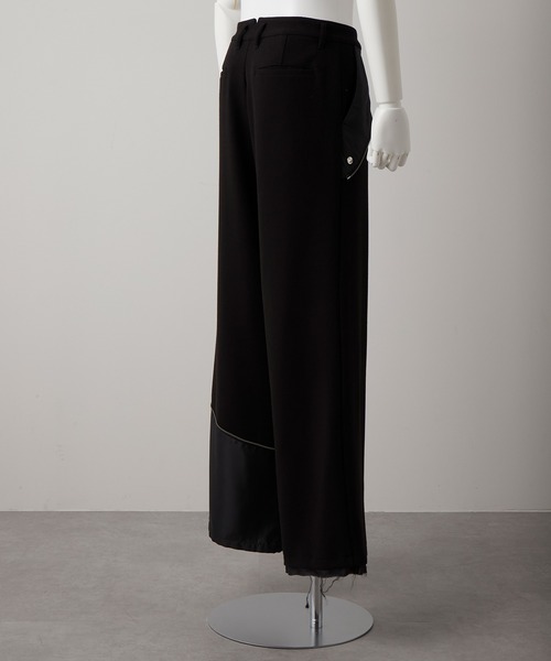 GRANCY】Reverse LayeredDesign Slacks / リバース レイヤードデザイン