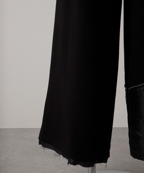 GRANCY】Reverse LayeredDesign Slacks / リバース レイヤードデザイン