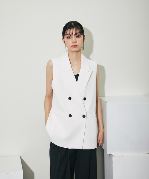 ダブルボタン付きジレ（ベスト）｜SMILE ORCHID（スマイルオーキッド