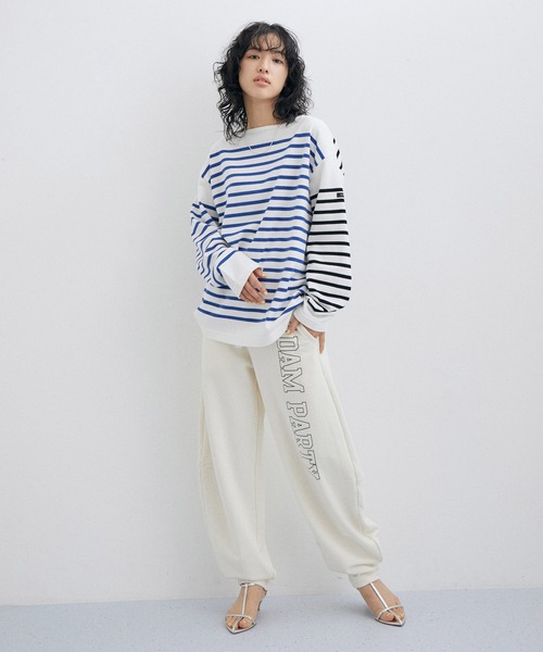 G.F.G.S. for ADAM ET ROPE'】WEB限定 別注ボートネックボーダー（T