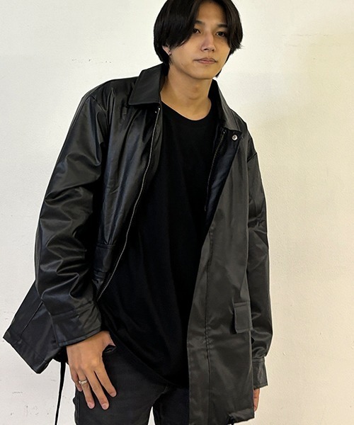 セール】ヴィンテージライクな雰囲気がたまらない。オーバーサイズ PU