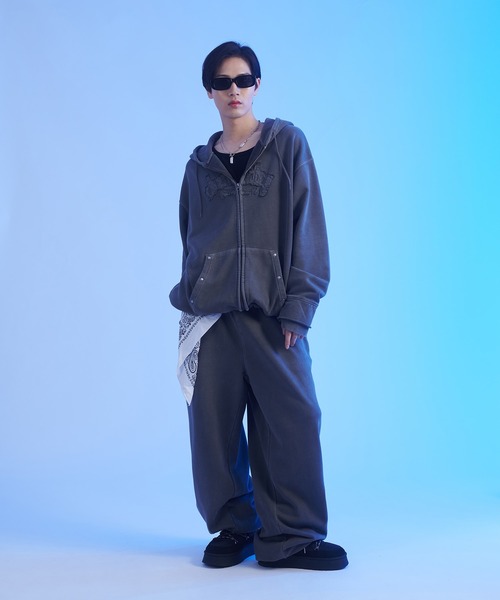 セール】ピグメント加工スウェットパンツ 【SETUP着用可能