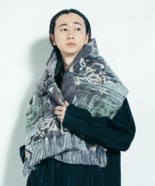 STOF（ストフ）の「STOF/ストフ/Flagments JQ stole（ストール