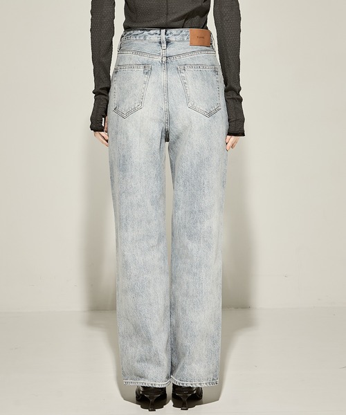 CLANE/クラネ】SLASH CUT DENIM PANTS/スラッシュカットデニムパンツ