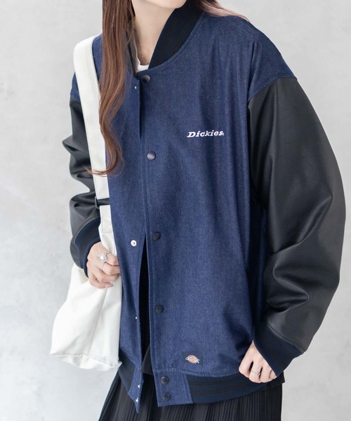 別注限定展開】DICKIESバックロゴ刺繍スタジアムジャケット