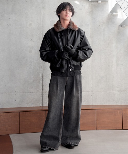 SINSS Compact fur blouson / コンパクトファーブルゾン Compact fur