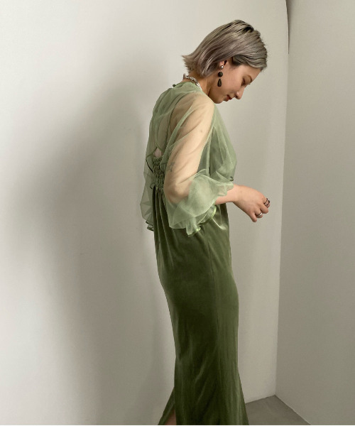 Ameri（アメリ）の「MANY WAY TULLE VEIL DRESS（ワンピース）」 - WEAR