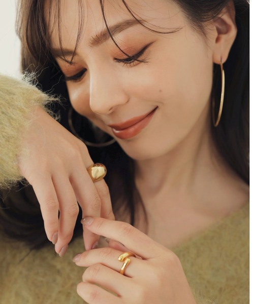 anuans（アニュアンス）の「2wayアルパカ混ニットプルオーバー（ニット