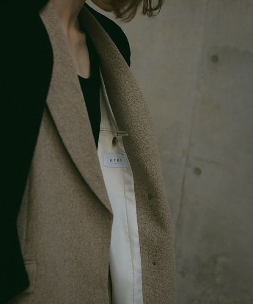 ETRE TOKYO（エトレトウキョウ）の「ピークドラペルウールジャケット