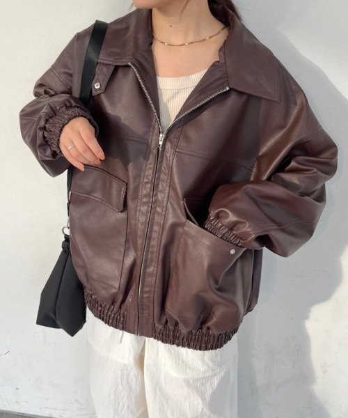 nemne store（ネンネストア）の「【低身長サイズあり】フェイクレザー