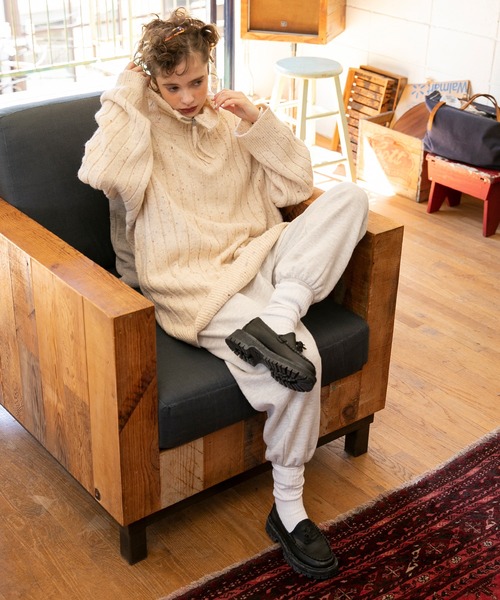 forksy.（フォルクシー）の「【forksy.】ネップハーフジップセーラー