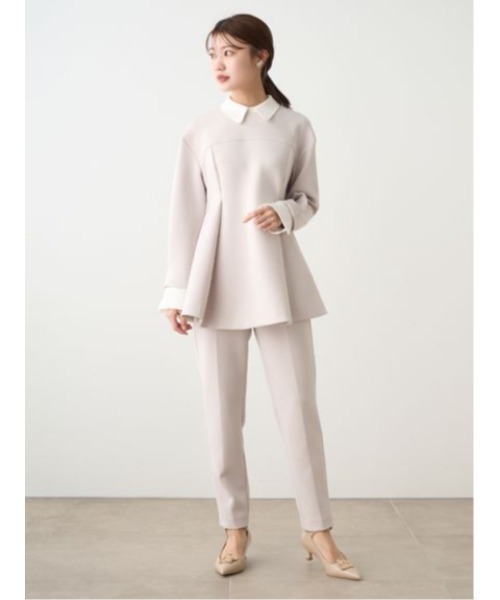 CELFORD（セルフォード）の「衿付きポンチセットアップ（セットアップ