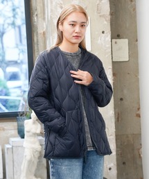 メンズのダウンジャケット/コート（ブルー・ネイビー/青色系