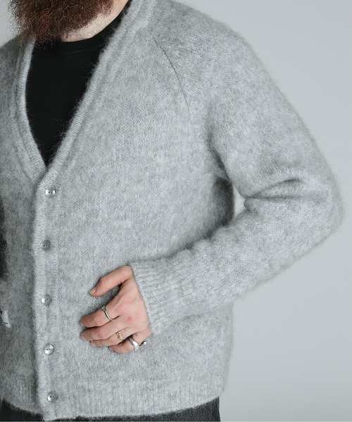 schott（ショット）の「Schott/ショット/MOHAIR KNIT CARDIGAN/モヘア