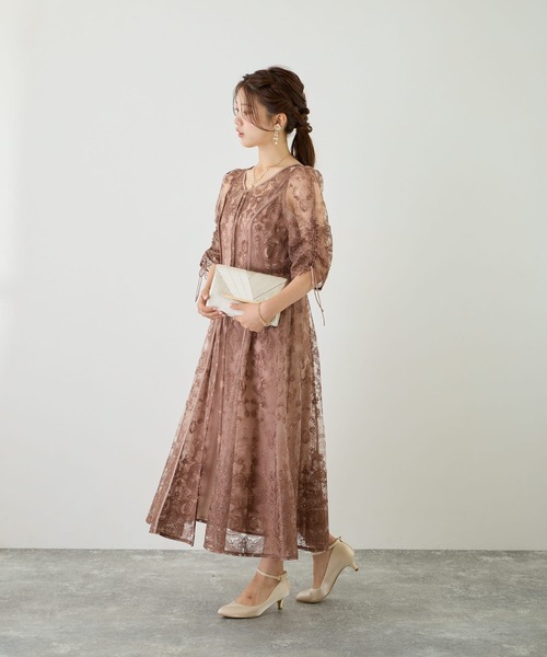 エンブロイダリーレイヤードドレス（ドレス）｜Dorry Doll（ドリー