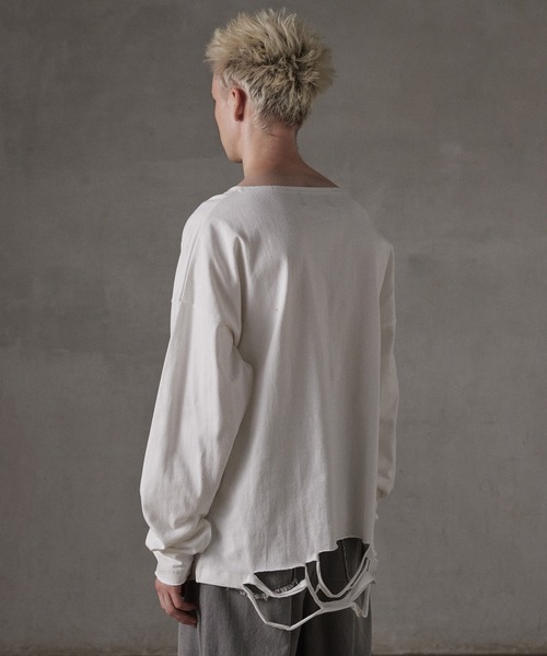 GRANCY（グランシー）の「【GRANCY】LinestoneDesign Graphic Damage