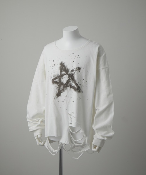 GRANCY（グランシー）の「【GRANCY】LinestoneDesign Graphic Damage