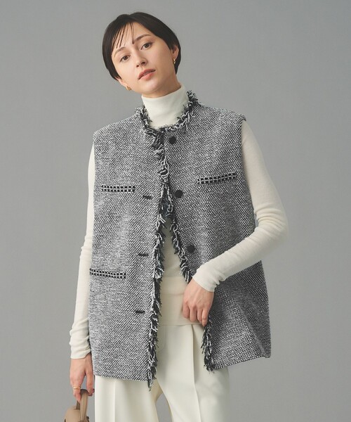 2トーン ツイードライク ベスト（ベスト）｜UNITED ARROWS